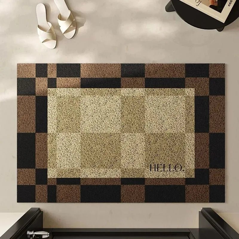 Non Slip Floor Mat, Soft Flannel Geometric Area Rug for Office – image 7