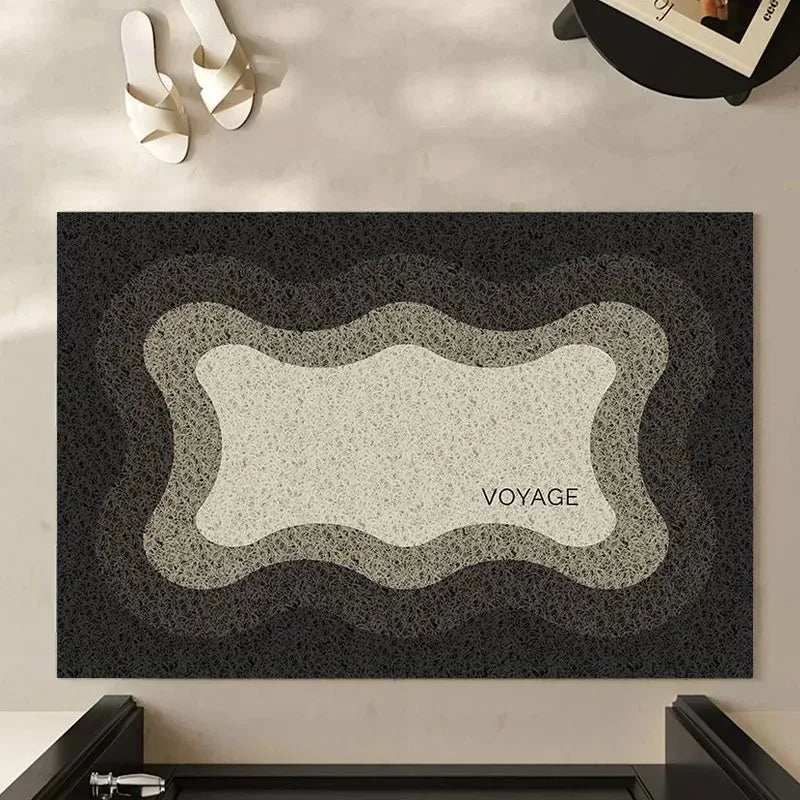 Non Slip Floor Mat, Soft Flannel Geometric Area Rug for Office – image 9