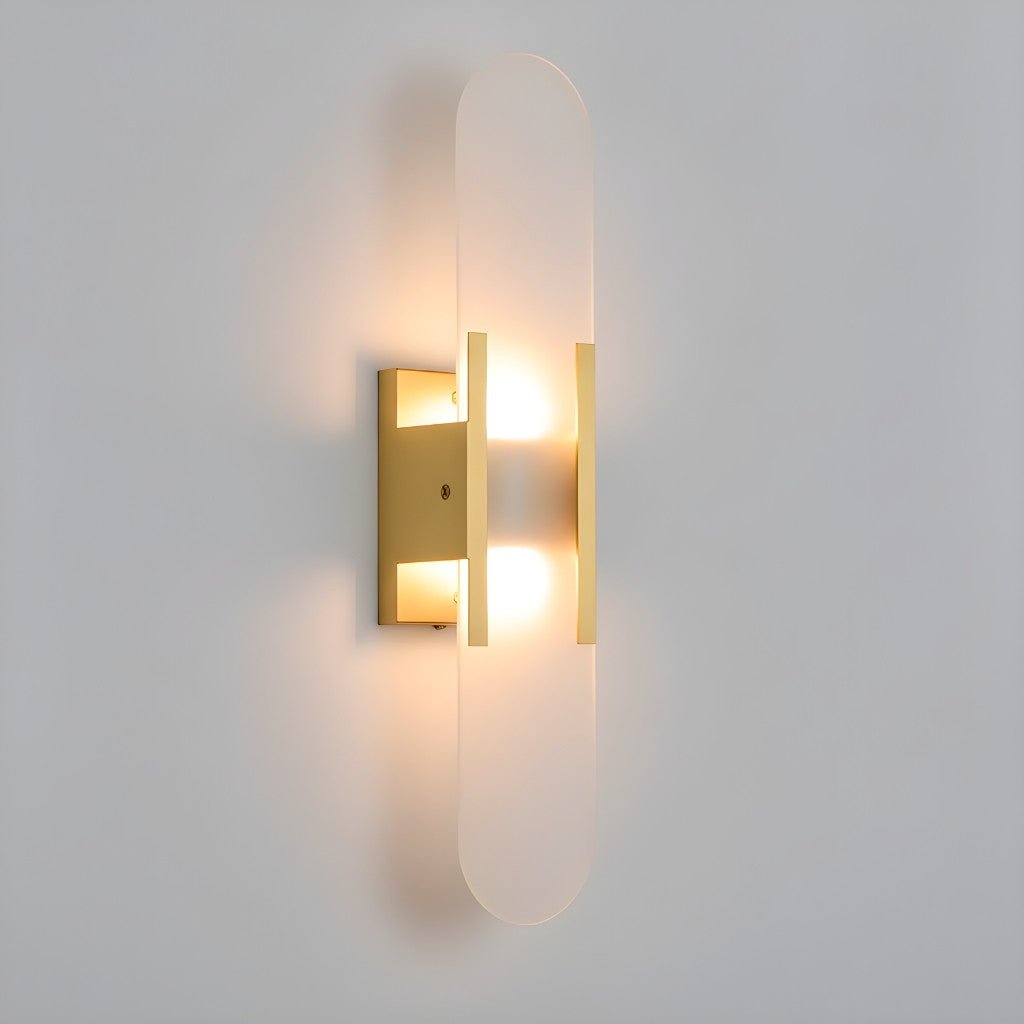 Living Room Wall Light, LED Wall Lamp in Black and Gold, Modern Wall Sconce with Push Button Switch_06