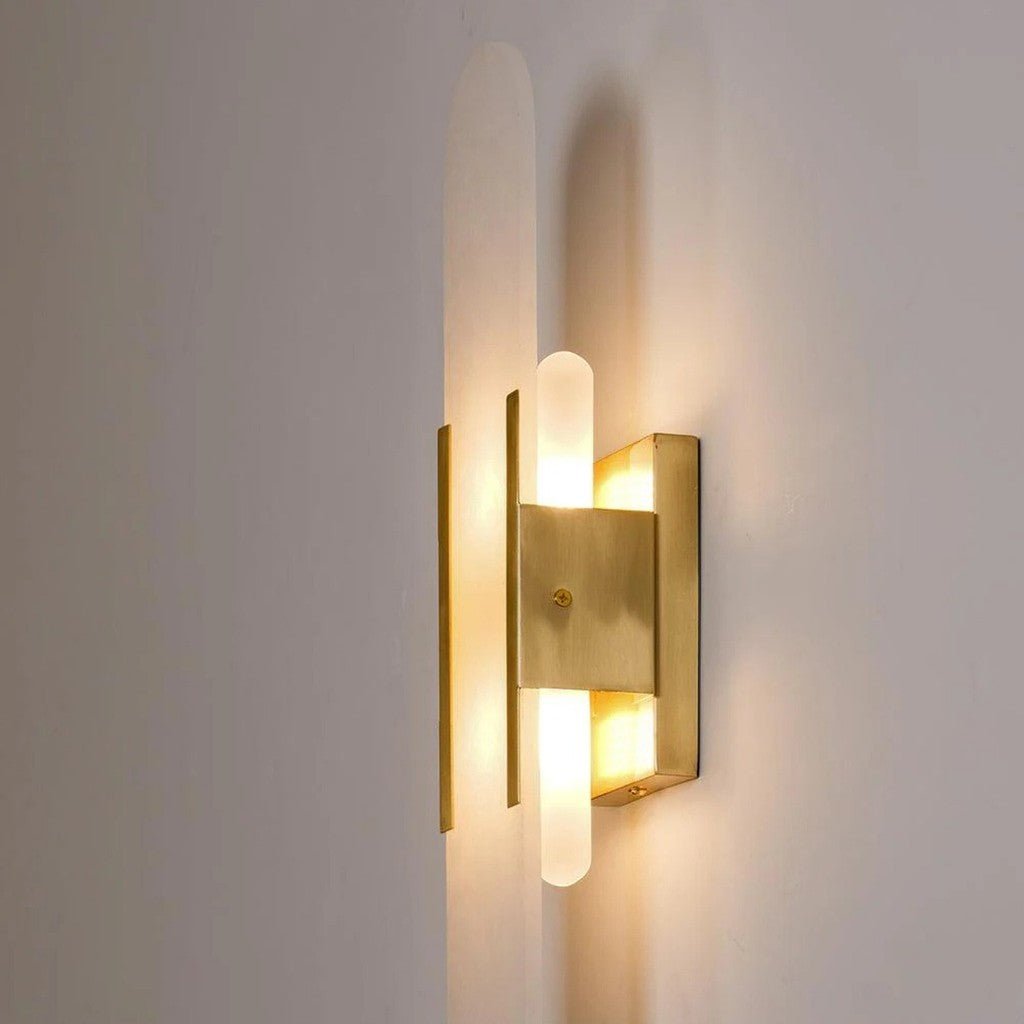 Living Room Wall Light, LED Wall Lamp in Black and Gold, Modern Wall Sconce with Push Button Switch_08