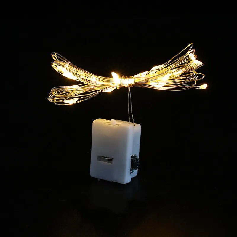 Battery Fairy Lights Warm White, Waterproof Garden Lights, LED String Lights for Bedroom, 1-3 m_09