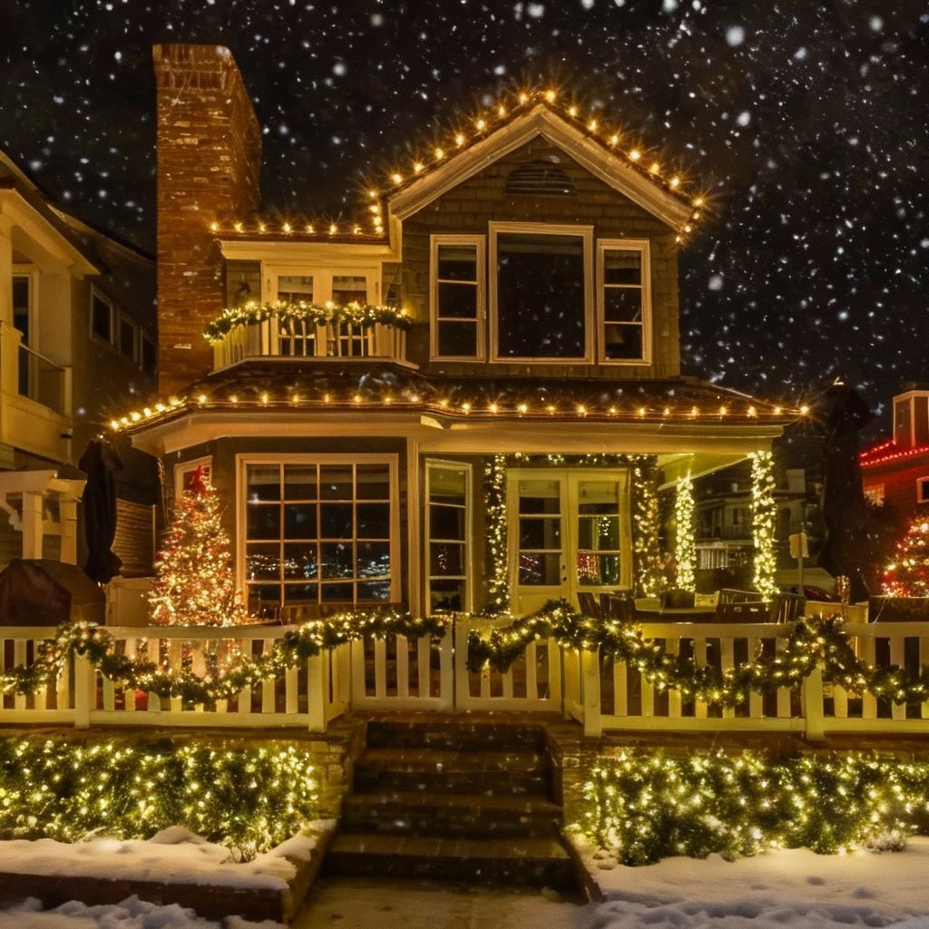 Outdoor Christmas Lights, Copper Wire Fairy Lights with Remote, Firework Tree Lights for Christmas Decorations_03