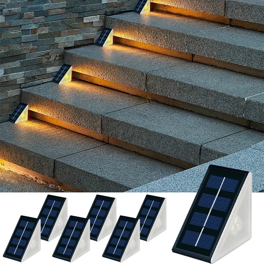 Outdoor Lights, Solar Garden Lights, Outdoor Solar Lights for Steps and Stairs on Garden Paths and Driveways_01