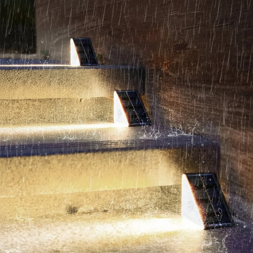 Outdoor Lights, Solar Garden Lights, Outdoor Solar Lights for Steps and Stairs on Garden Paths and Driveways_04