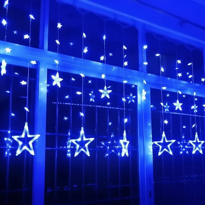 Christmas Lights with Stars, Warm White Star Fairy Lights, Battery or USB Christmas String Lights for Indoors_04