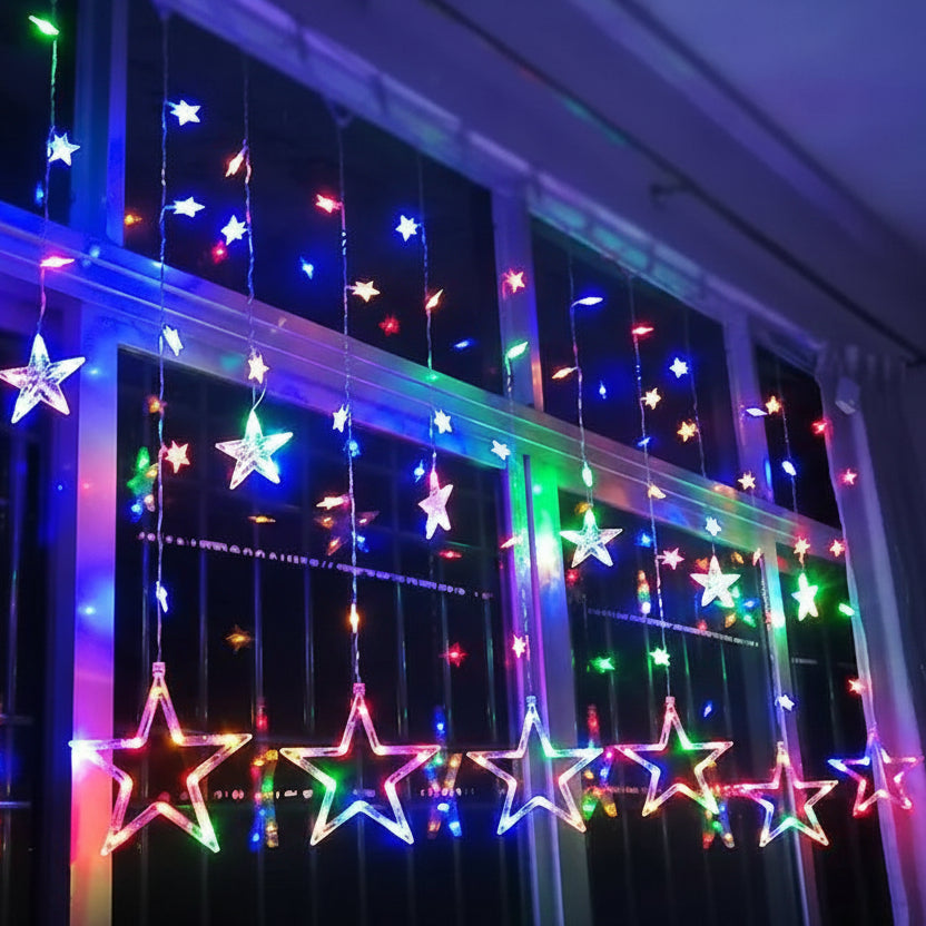 Christmas Lights with Stars, Warm White Star Fairy Lights, Battery or USB Christmas String Lights for Indoors_05