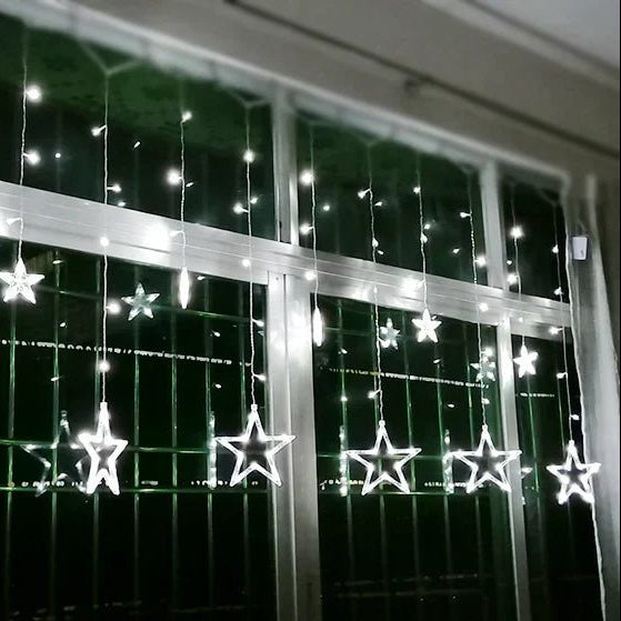 Christmas Lights with Stars, Warm White Star Fairy Lights, Battery or USB Christmas String Lights for Indoors_07