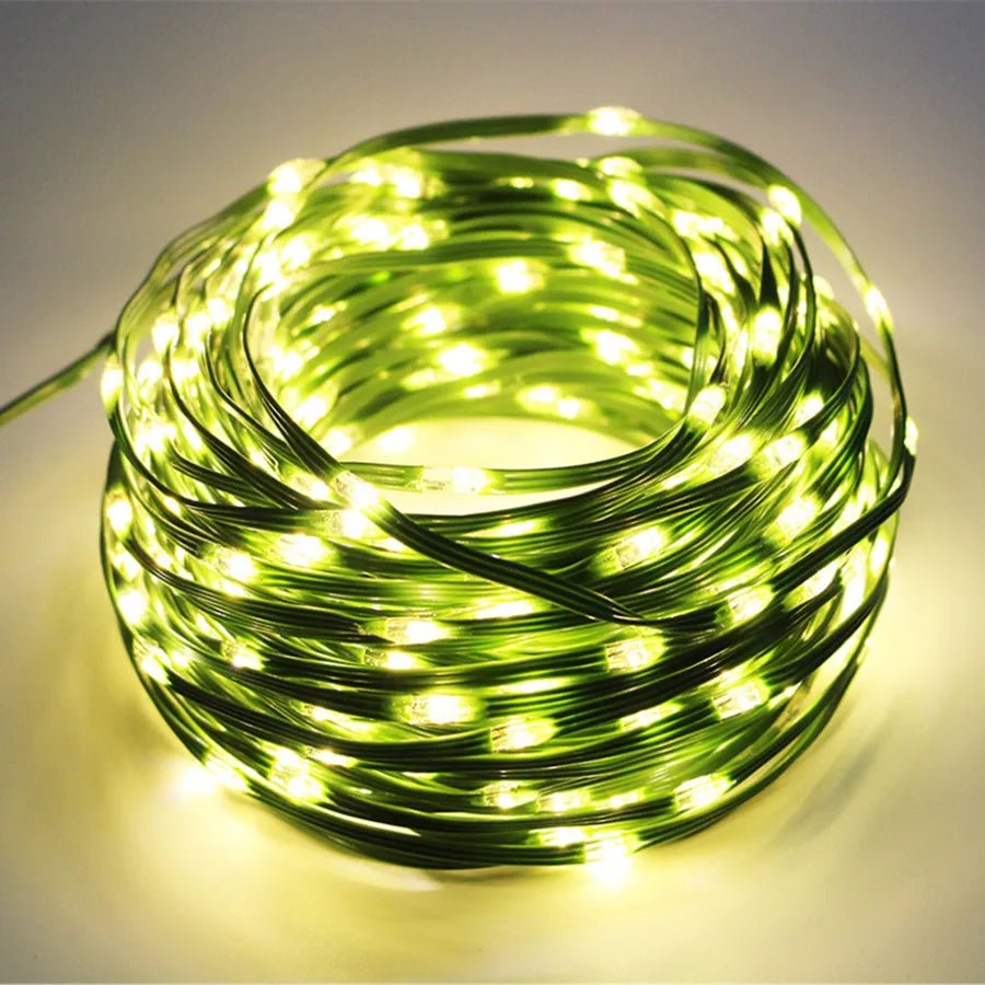 Outdoor Fairy Lights up to 100 m, Solar Powered String Lights, Plug In Garden Lights for Patio and Party_02