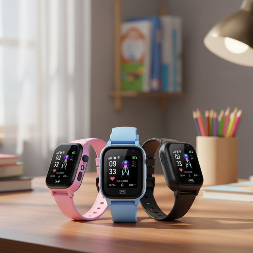 Kids Smart Watch, GPS Tracker for Kids with Video Call and SOS, Childrens Smartwatch IP67, Kids GPS Watch with Nano SIM_01