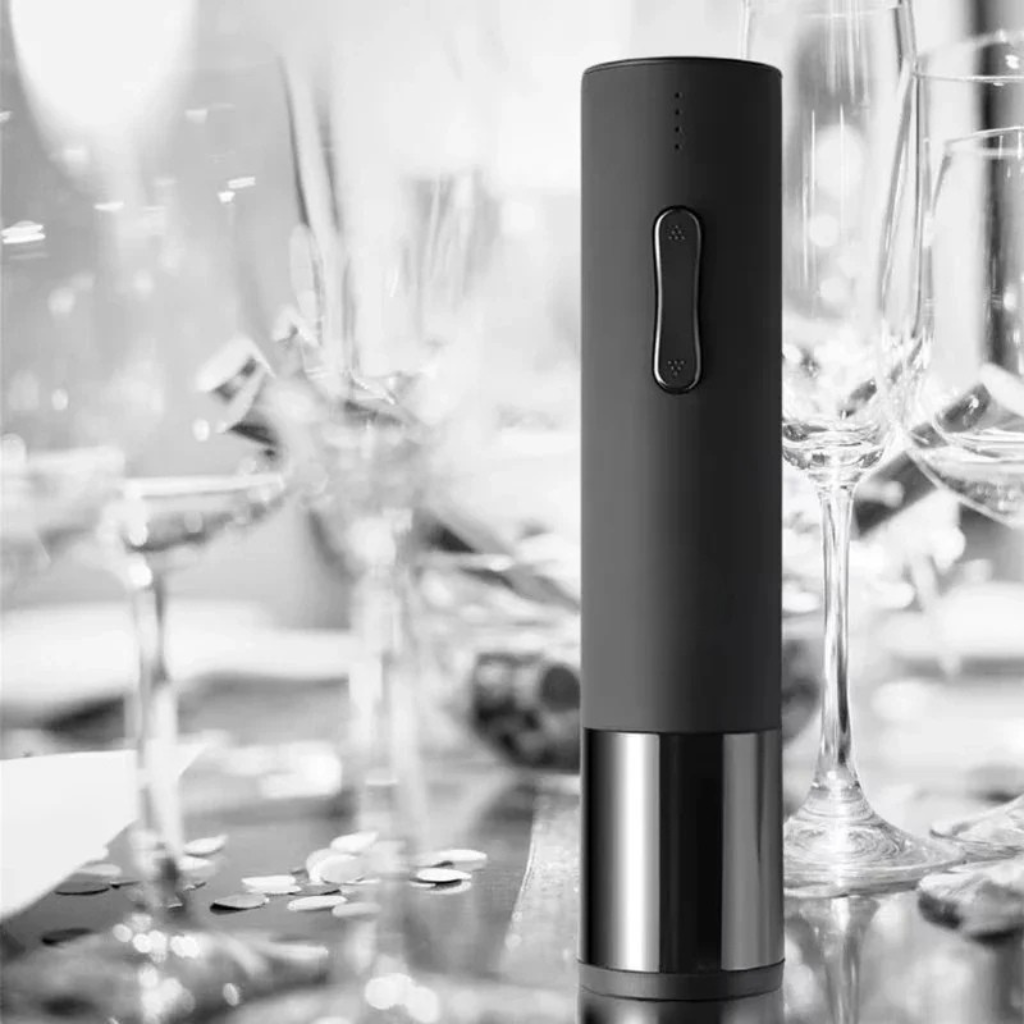 Electric Wine Bottle Opener with Cutter, One Button Automatic Corkscrew, Wine Gifts, Bar Accessories, Kitchen Gadget_05