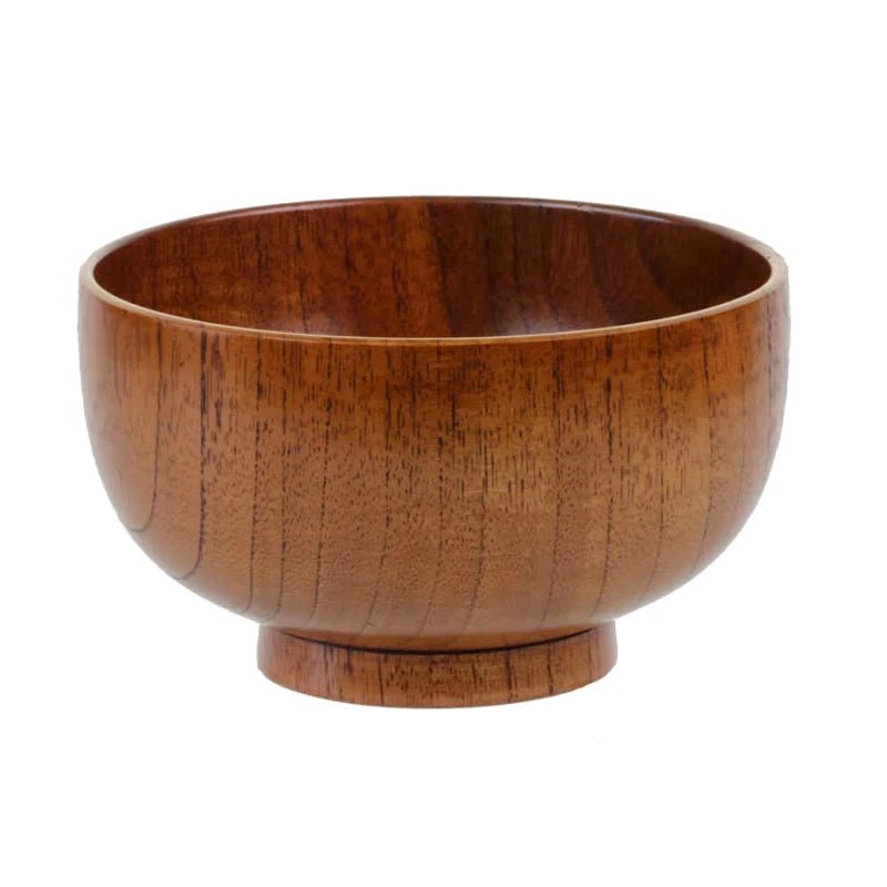 Wooden Rice Bowls, Eco Friendly Wooden Salad Bowl