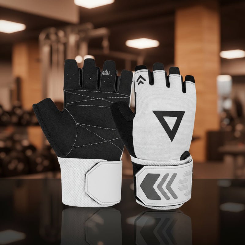 Gym Gloves for Women and Men, Weightlifting Gloves with Padded Palm, Breathable Workout Gloves for Strength Training