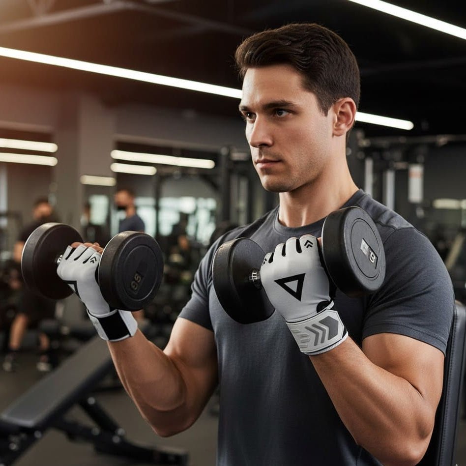 Gym Gloves for Women and Men, Weightlifting Gloves with Padded Palm – image 5