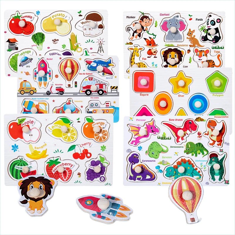 Montessori Busy Board, Wooden Busy Board with Latches and Sliders, Fine Motor Skills Toys, Educational Wooden Toy_06