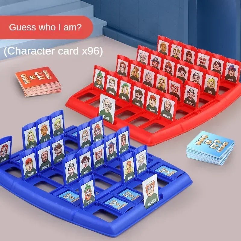 Guessing Game for Kids, Who Is It Logic Game for Children 6+, 2 Player Board Games with Character Cards_03
