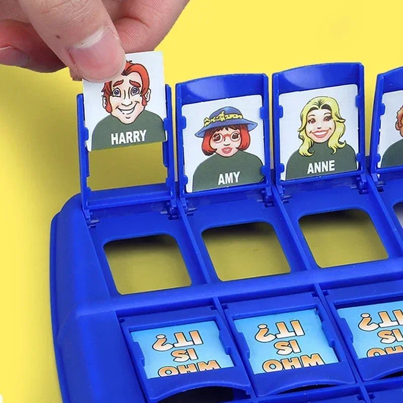 Guessing Game for Kids, Who Is It Logic Game for Children 6+, 2 Player Board Games with Character Cards_04