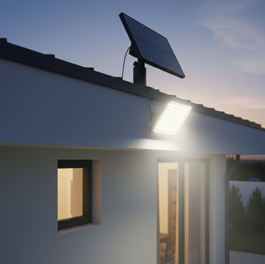 Outdoor Solar Lights with Motion Sensor, Motion Activated Light with Cable, Solar Security Light for Outdoor Lighting_03