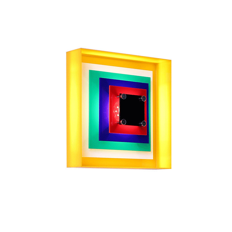 GeometraLight | Bold Artistic Memphis Bauhaus Wall Sconce Lighting 3