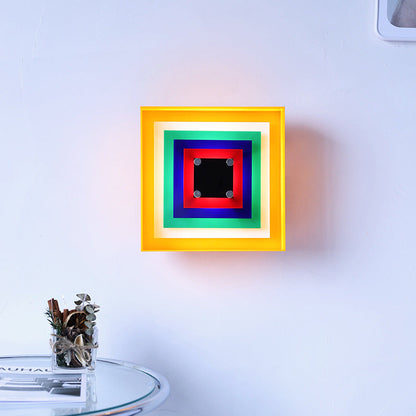 GeometraLight | Bold Artistic Memphis Bauhaus Wall Sconce Lighting 4
