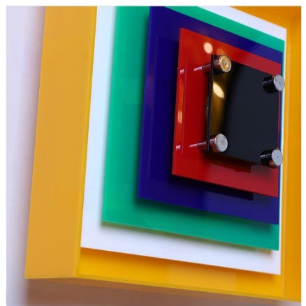 GeometraLight | Bold Artistic Memphis Bauhaus Wall Sconce Lighting 5