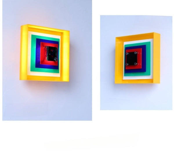 GeometraLight | Bold Artistic Memphis Bauhaus Wall Sconce Lighting 6