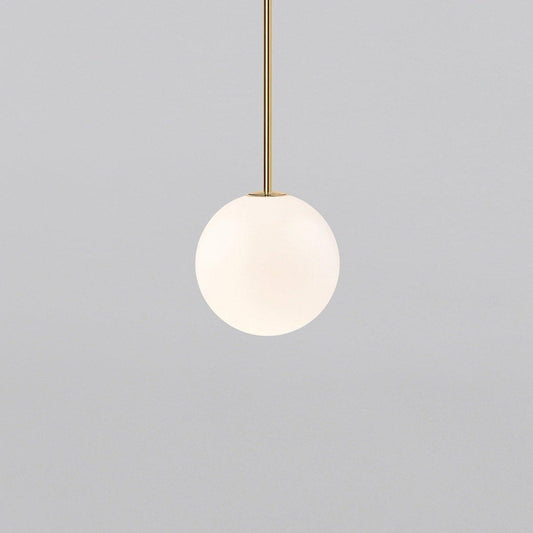 GloboBrass | Elegant Minimalist Glass Pendant Light Fixture 0