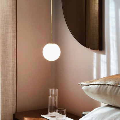 GloboBrass | Elegant Minimalist Glass Pendant Light Fixture 2
