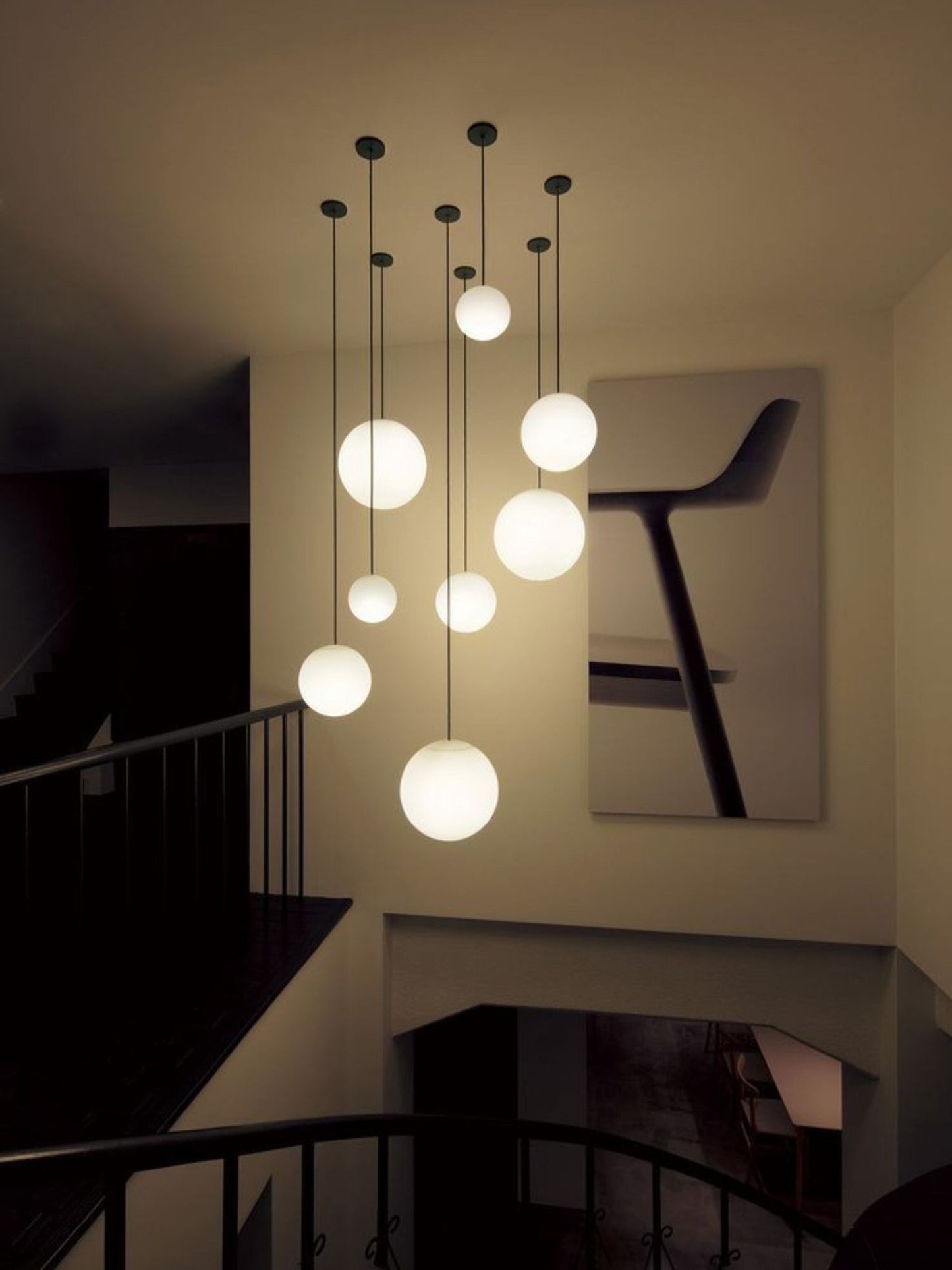 GloboBrass | Elegant Minimalist Glass Pendant Light Fixture 5