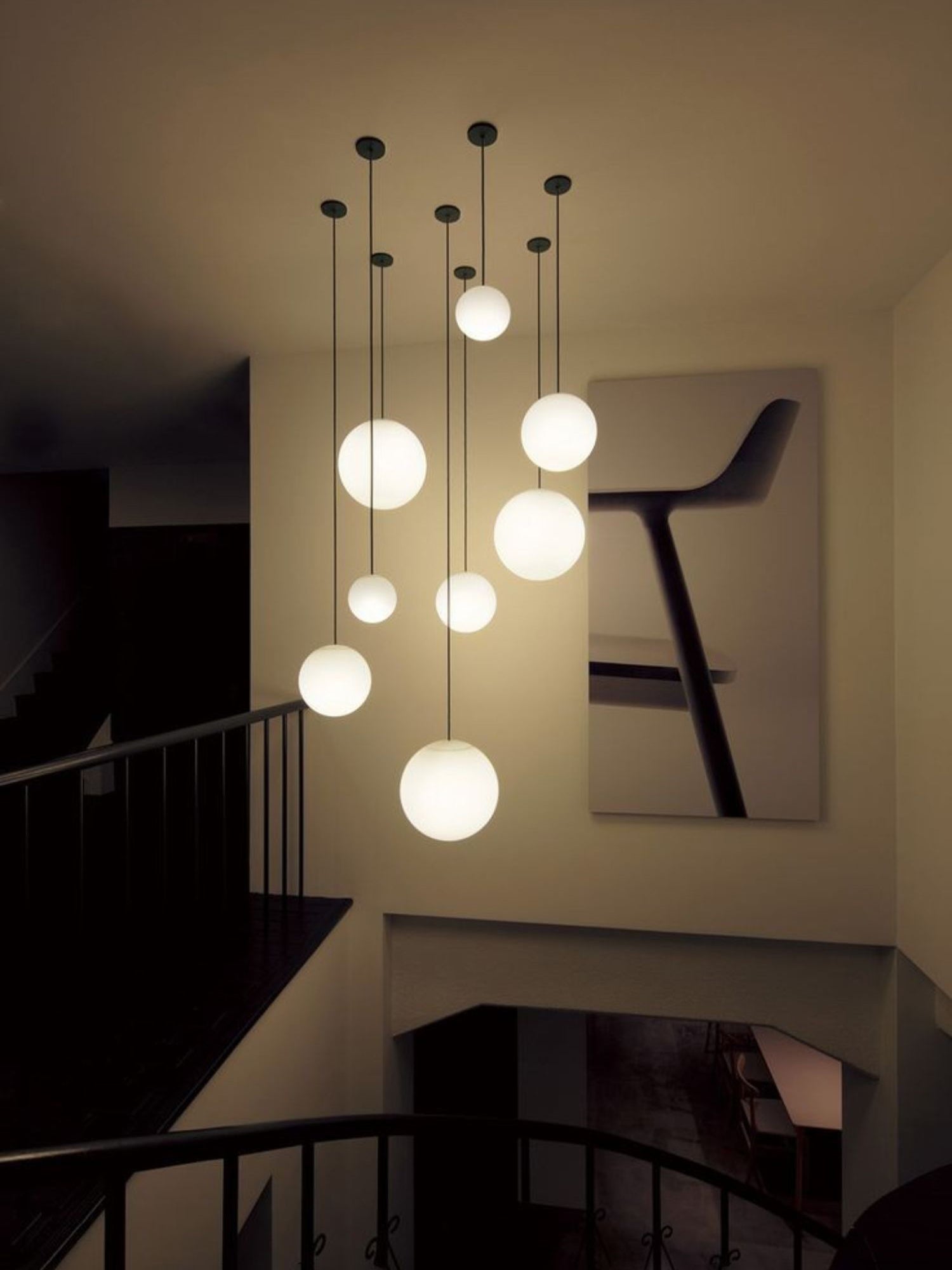 GloboBrass | Elegant Minimalist Glass Pendant Light Fixture 5
