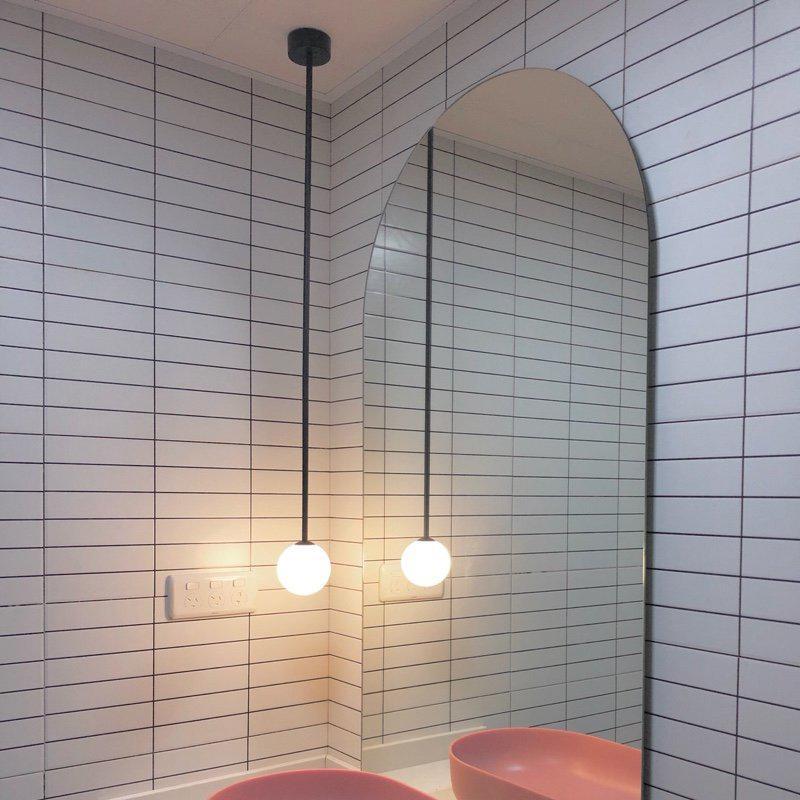 GloboBrass | Elegant Minimalist Glass Pendant Light Fixture 7