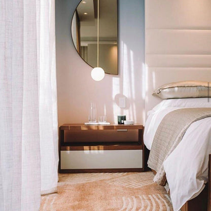 GloboBrass | Elegant Minimalist Glass Pendant Light Fixture 8