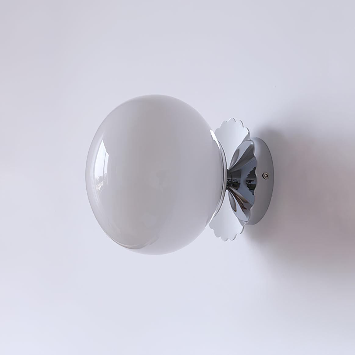 GloboBrass | Elegant Vintage Brass Globe Glass Wall Sconce 9