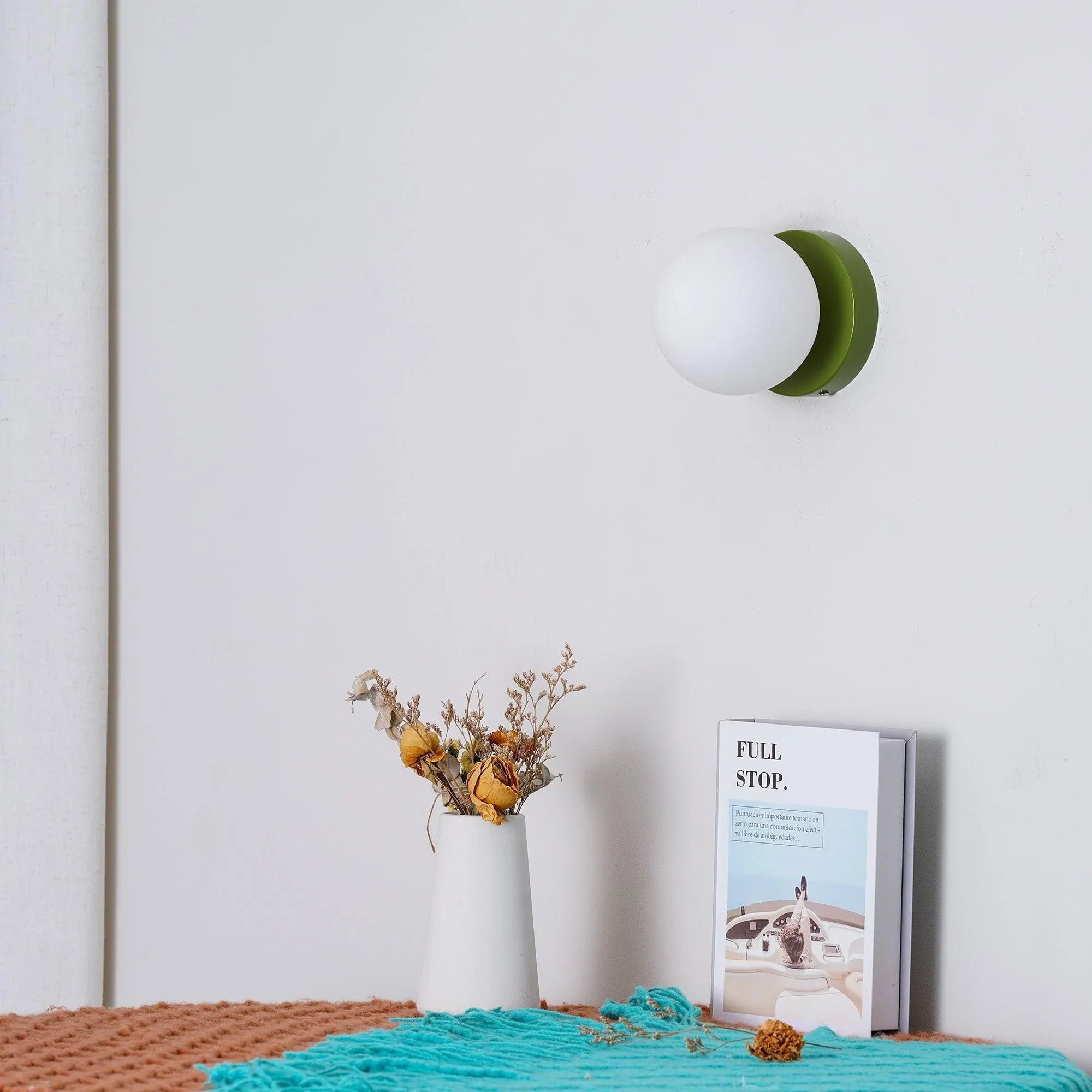 GloboLux | Elegant Minimalist Glass Wall Sconce with LED Light