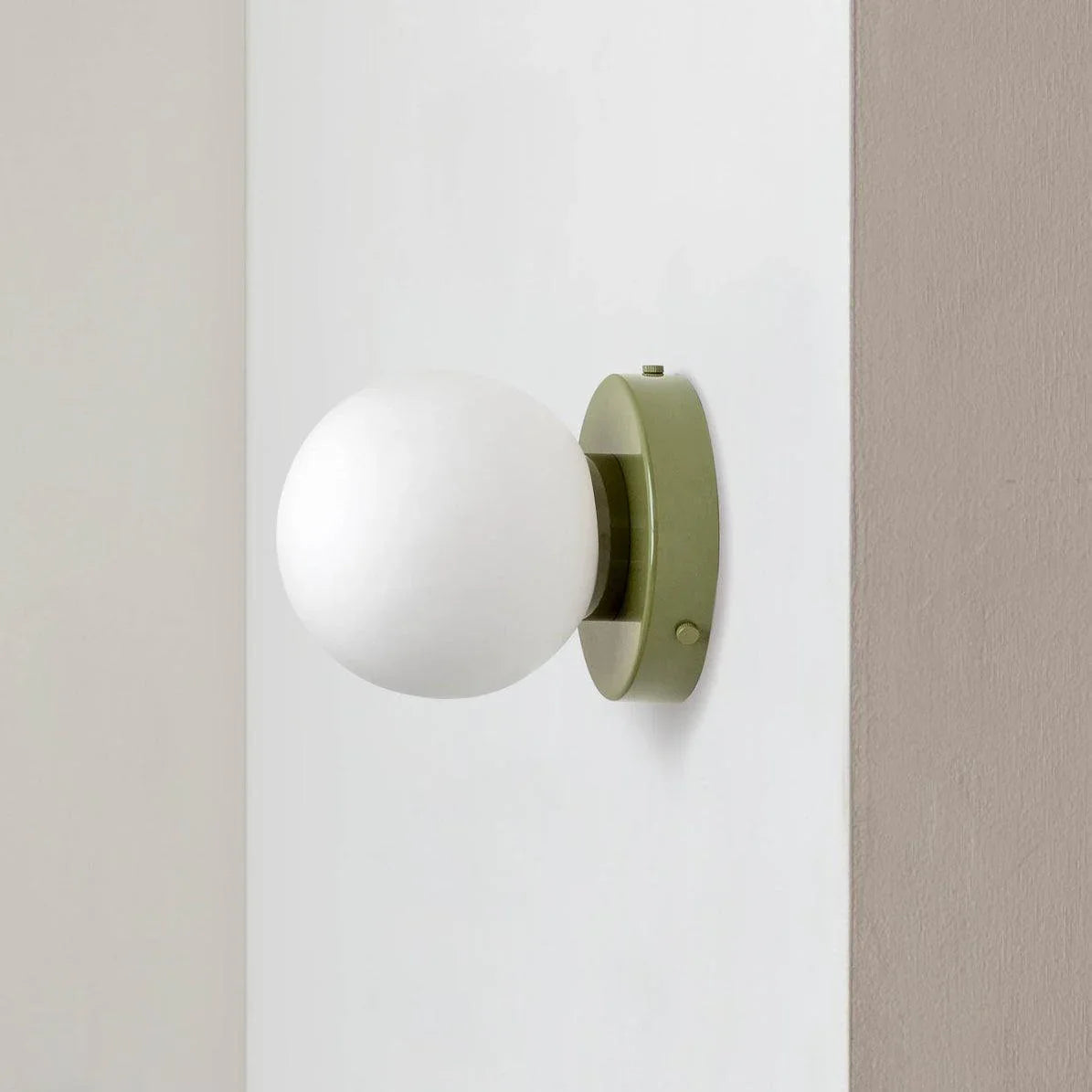 GloboLux | Elegant Minimalist Glass Wall Sconce with LED Light 6