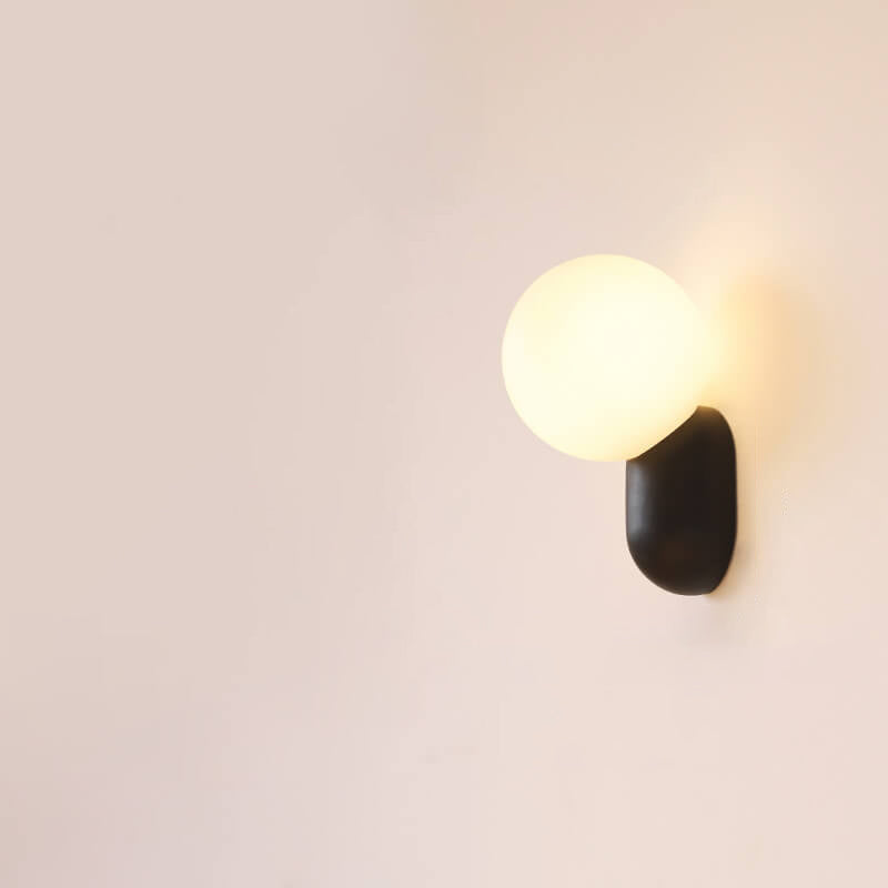 GloboLuxe | Elegant Modern Glass Wall Light Fixture 3