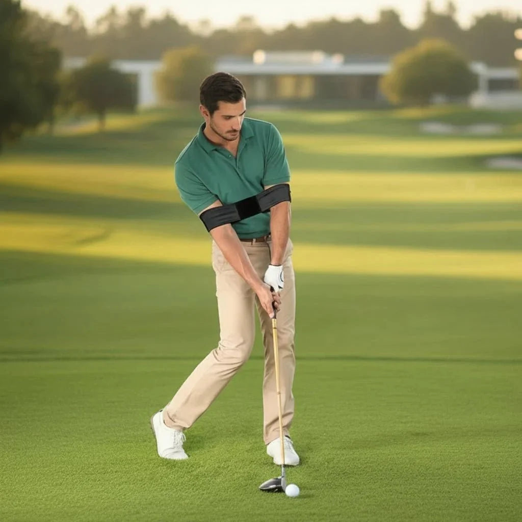 Golf Trainer Band for Arm Guidance, Golf Swing Trainer for Indoor and Outdoor Practice