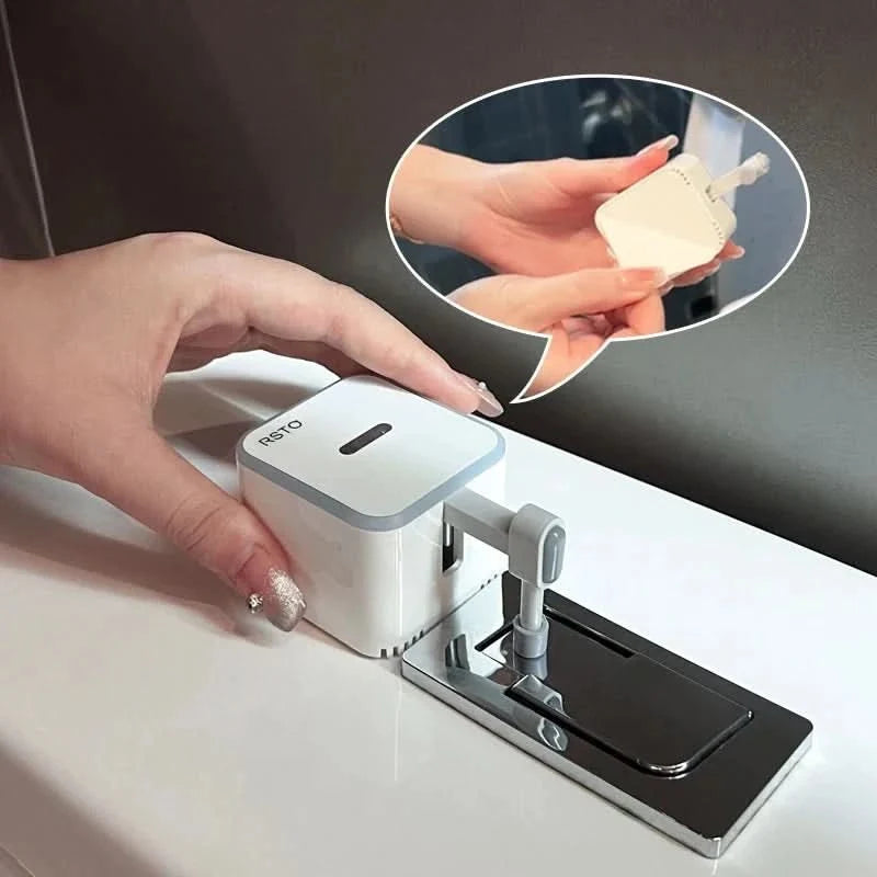 Touchless Toilet Flush Sensor, Automatic Toilet Flush with Dual Flush and USB-C Charging, Bathroom Accessories for Home_02
