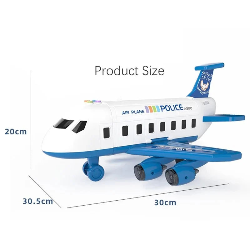 Toy Aeroplane with Music and Lights, Stretchy Aeroplane Toy for Kids, Deformable Stretchy Toy, Musical Toys_07