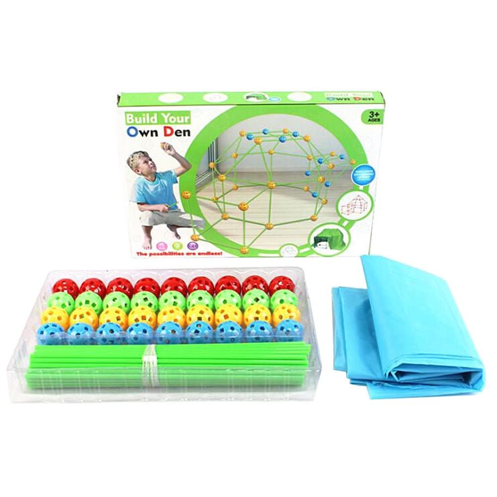 Childrens Play Tent, Kids Tent Den Building Kit, Fort Building Kit for Imaginative Play, Toys for 5 Year Olds