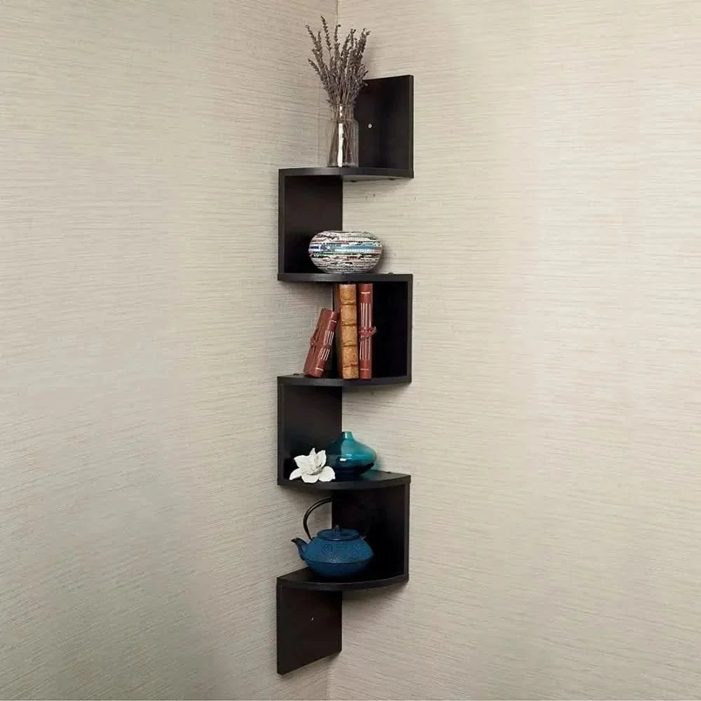 Corner Shelf Wall Mounted, Corner Shelving Unit with Multi Tier Design