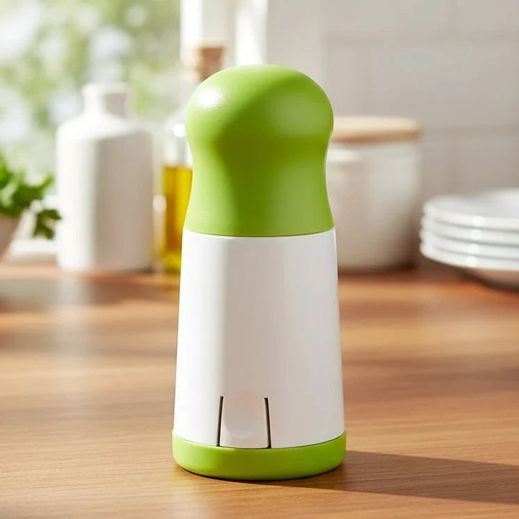 Spice Grinder, Manual Herb Grinder in Stainless Steel, Hand Grinder for Herbs and Spices, Compact Spice Mill for Kitchen