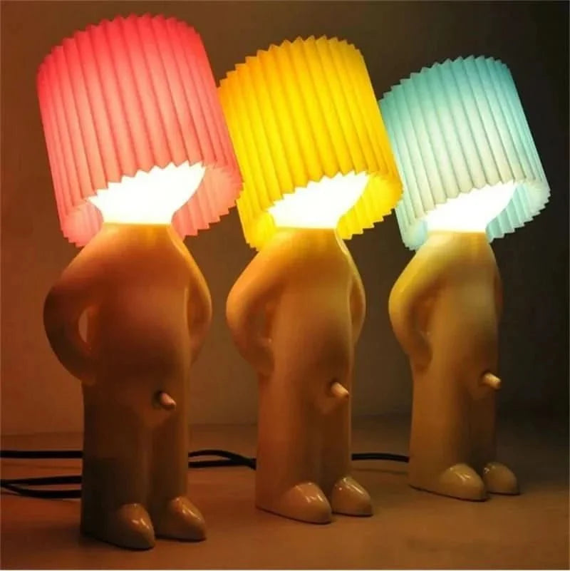 Small Table Lamp with Wobble Design, LED Lamp for Living Room and Children's Room, Cute Ambient Lighting_03
