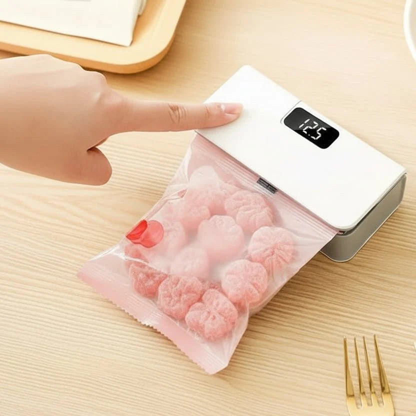 Heat Sealer for Bags, Rechargeable Mini Bag Sealer for Food, Food Bag Sealer for Kitchen and Travel, Kitchen Gadgets_03