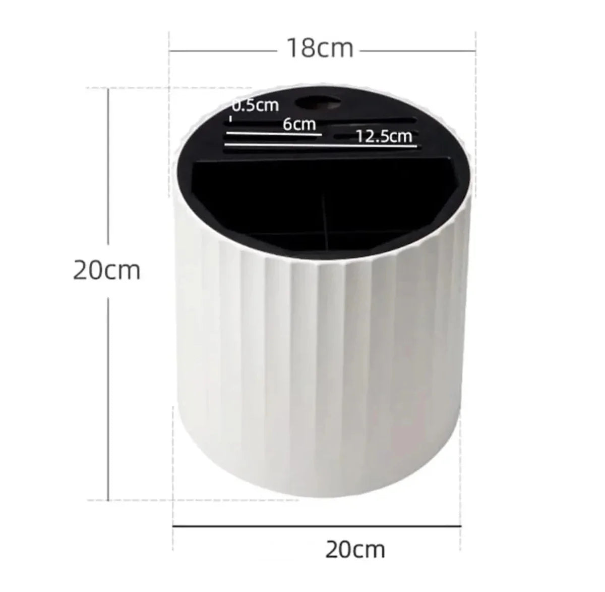 Rotating Kitchen Utensil Holder, Knife and Cutlery Holder for Worktop – image 6