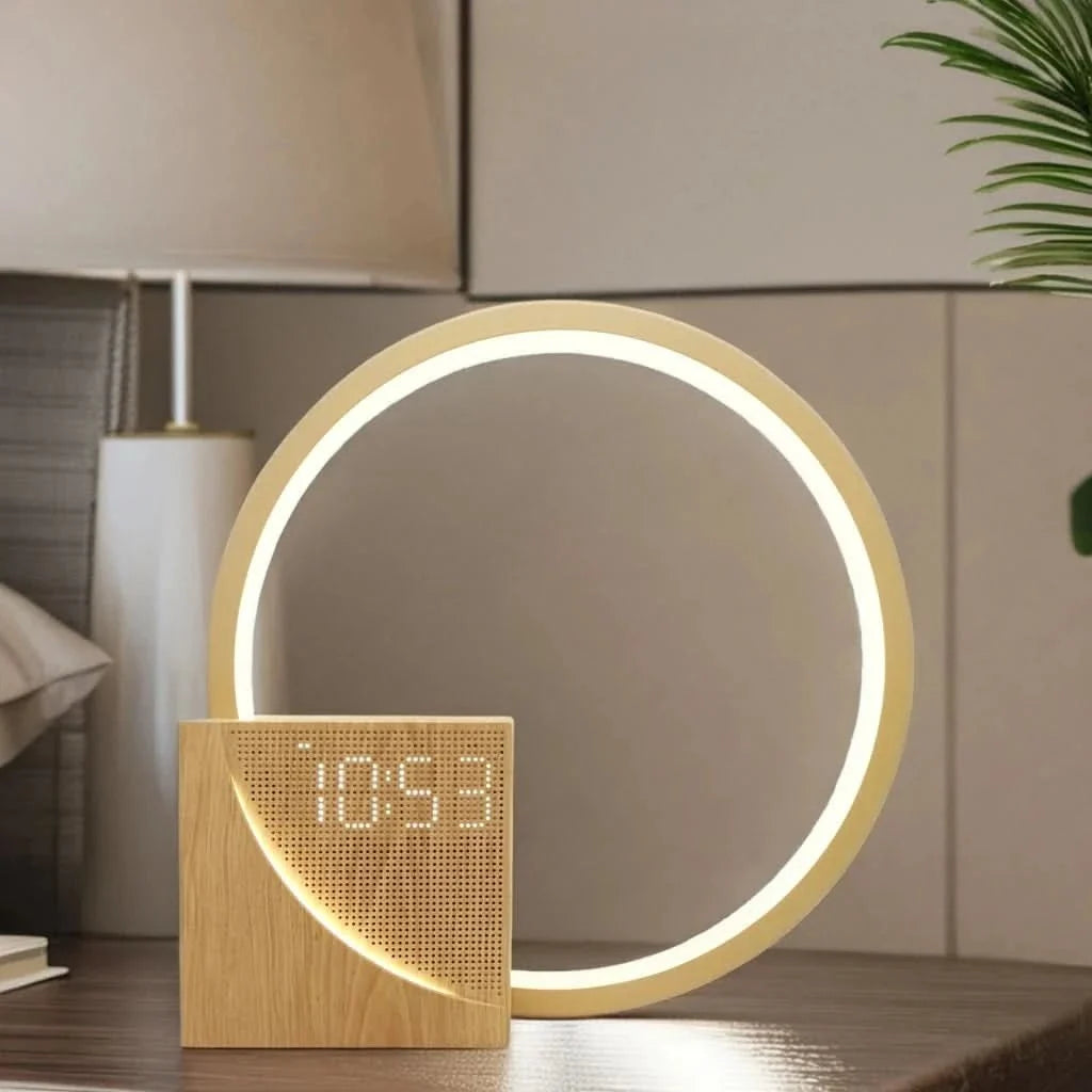 LED Bedside Lamps with USB Charging Port, Modern Bedroom Lamp for Living Room