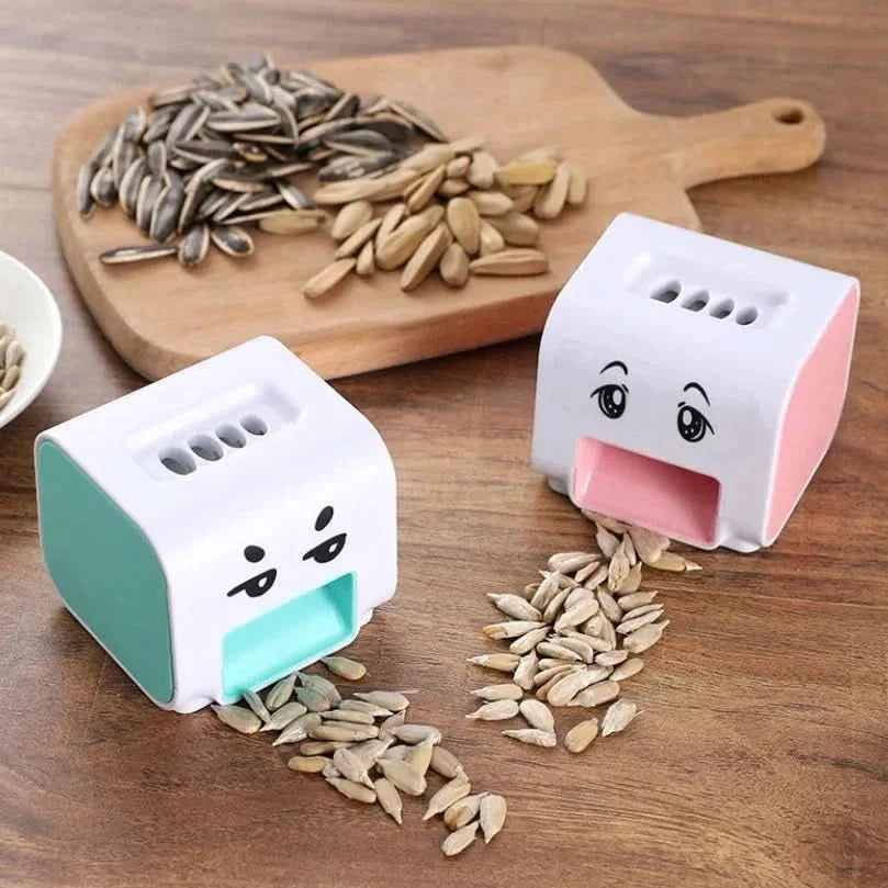 Seed Cracker for Melon Seeds, Portable Seed Peeler for Snacks, Handy Kitchen Gadget for Quick Peeling at Home