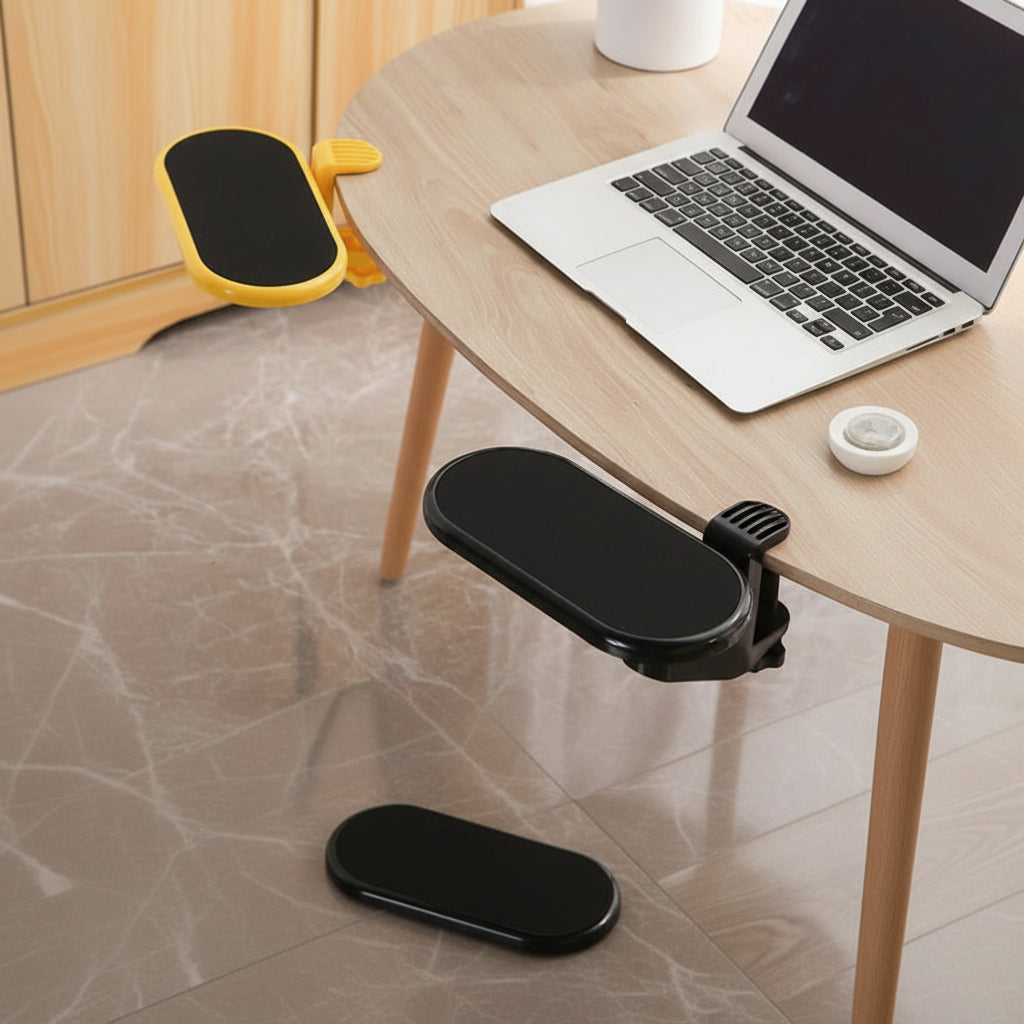 Computer Arm Rest for Desk, Ergonomic Arm Support with 180 Degree Swivel