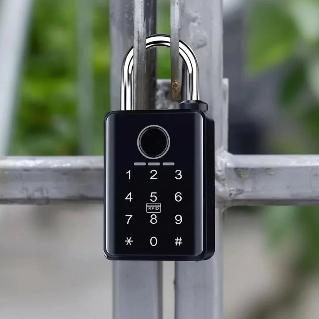 Fingerprint Padlock with Key