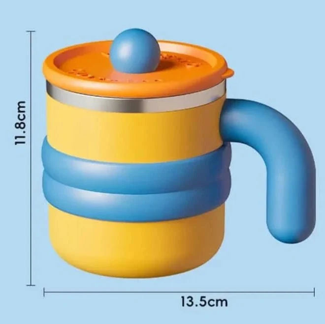 Insulated Travel Mug, Stainless Steel Coffee Cup and Tumbler for Hot and Cold Drinks, Cute Coffee Mug for Office_08