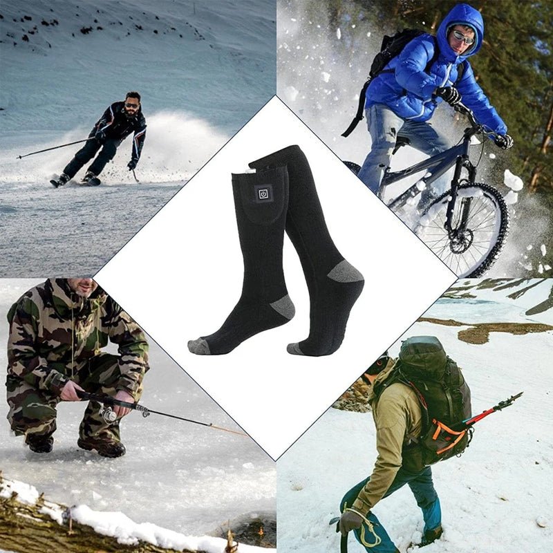 Heated Socks Rechargeable, Cordless Foot Warmer for Camping and Outdoor – image 5
